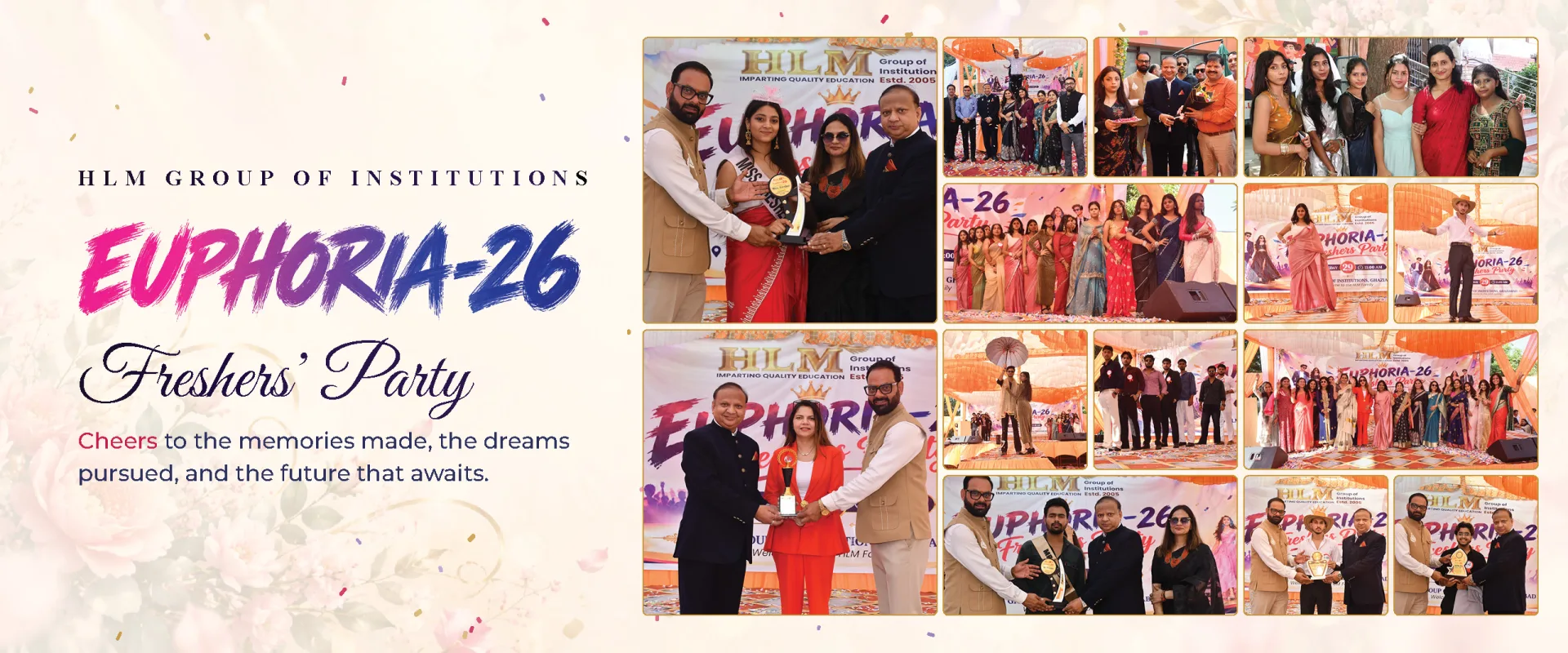 Euphoria-26 Freshers' Party at HLM Group of Institutions