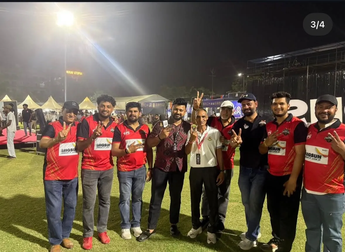 Migsun Champions players and management celebrate the GPL 2026 title