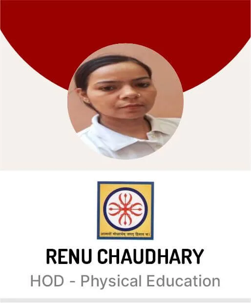Renu Chaudhary, HOD Physical Education