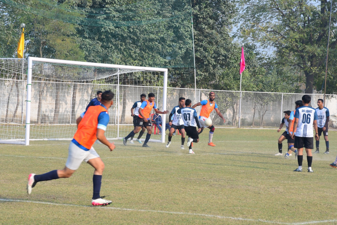 HLM College Ghaziabad proudly hosted the CCS University, Meerut Inter-Collegiate Football Tournament (Men's) 2023-24