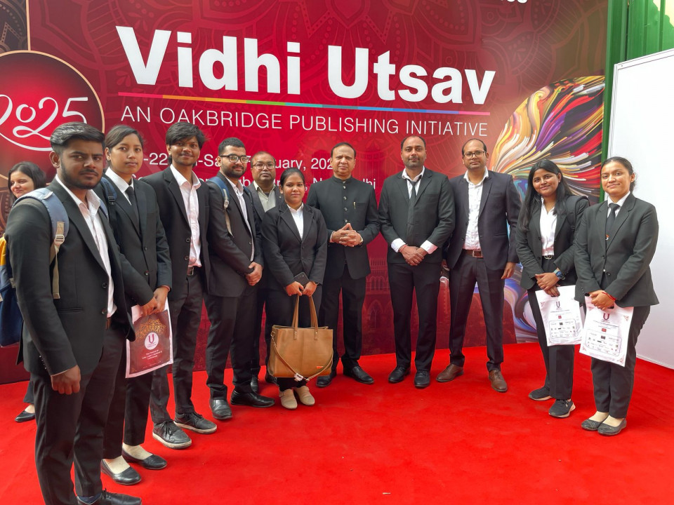 HLM Law faculty members and students had the privilege of visiting the Constitution Club of India to attend Vidhi Utsav