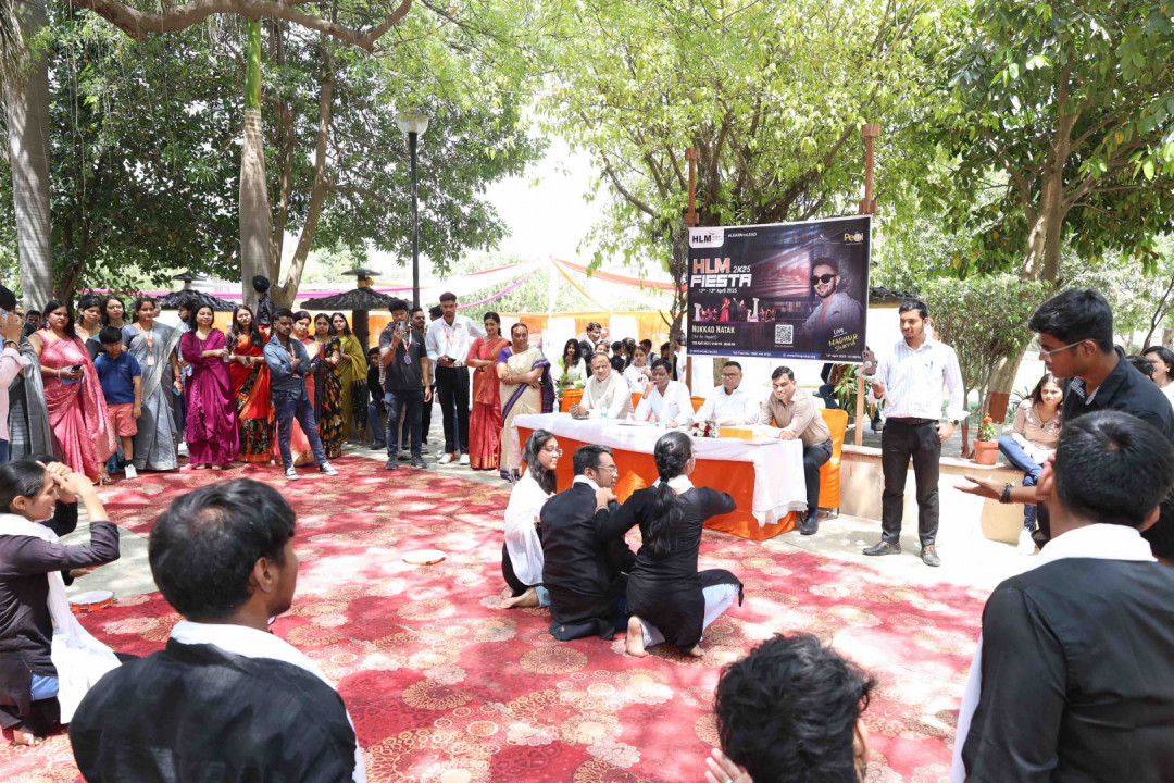 Nukkad Natak Event at HLM Fiesta 2025