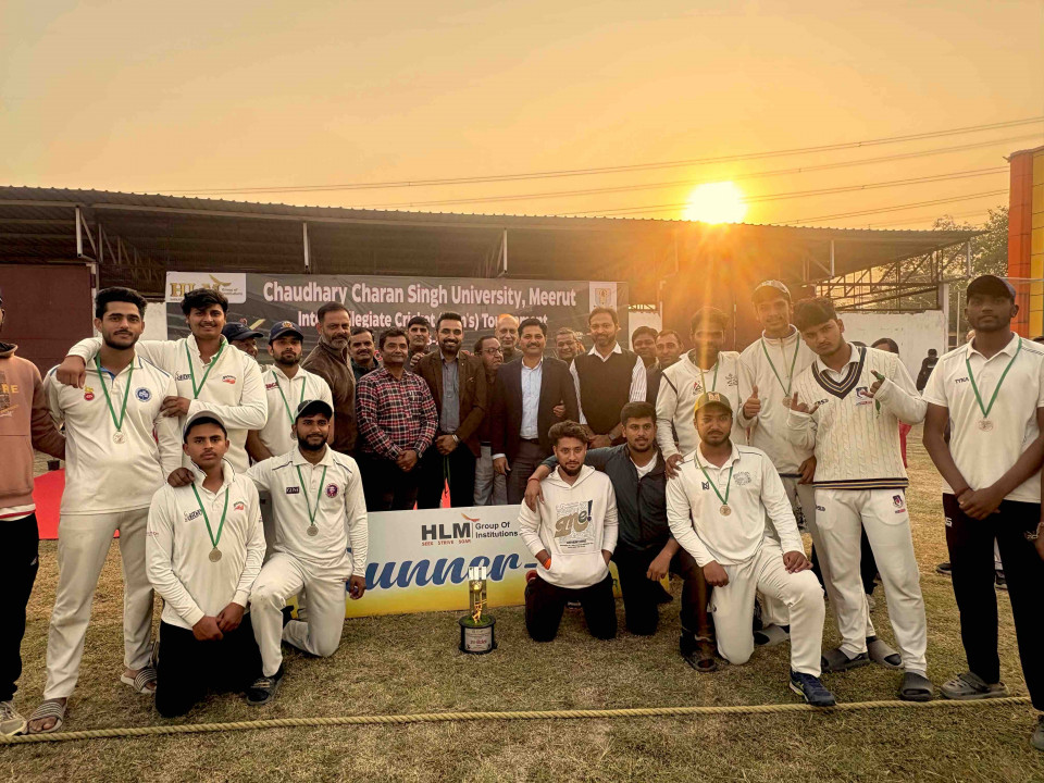 HLM College wins the Inter-College Cricket Tournament Trophy