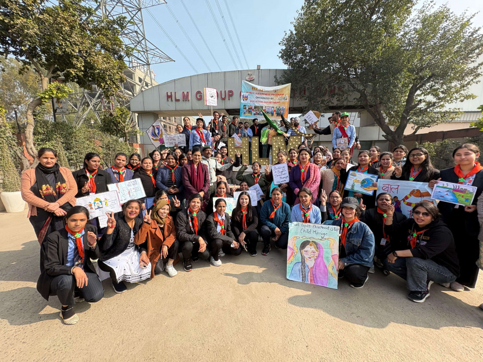 Second Day of "Scout Guide" program for BEd course at HLM College