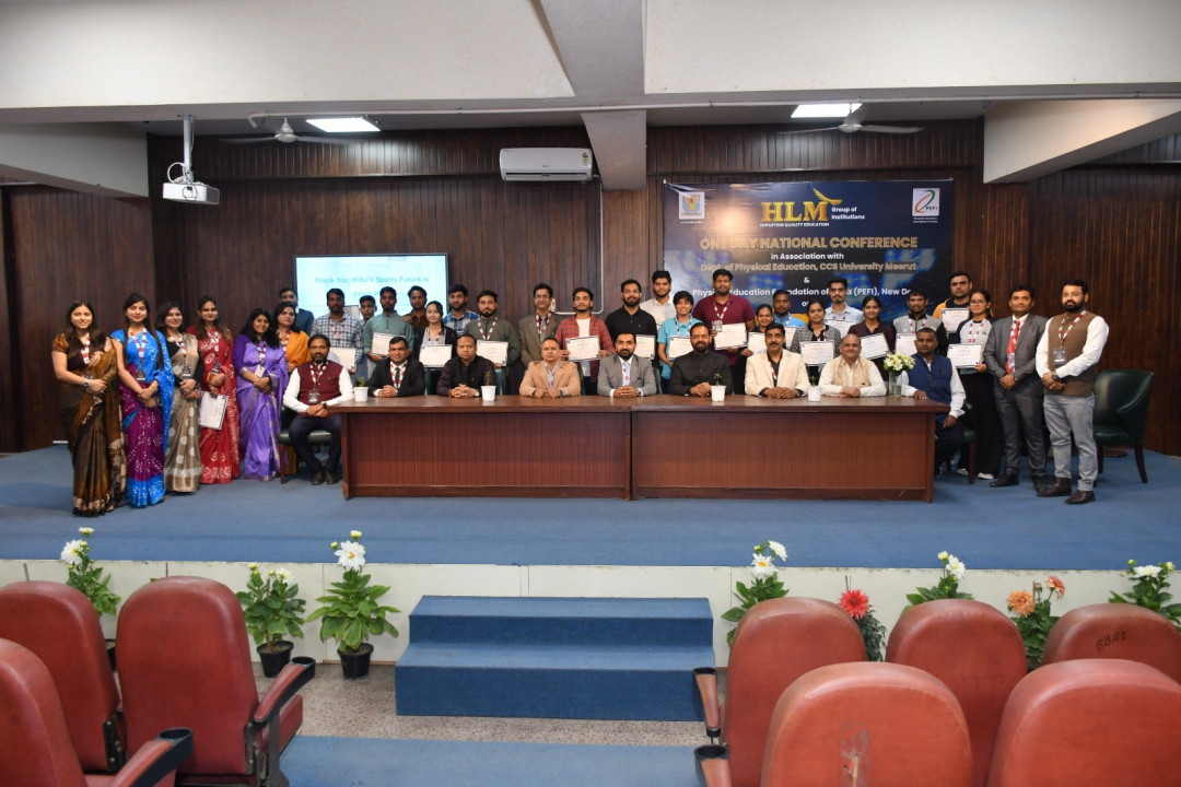The One Day National Conference, organized in association with the Department of Physical Education