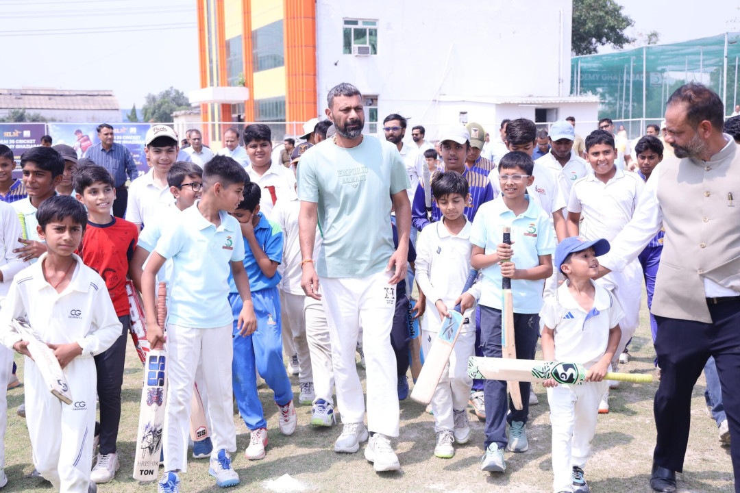 Grand Inauguration of the '3S Cricket Academy at HLM College' 